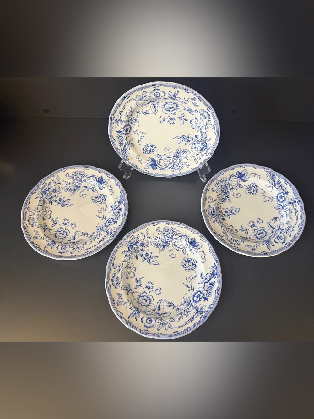 Laura Ashley Spode Clifton 7.5” Salad Plates Set of 4 England
